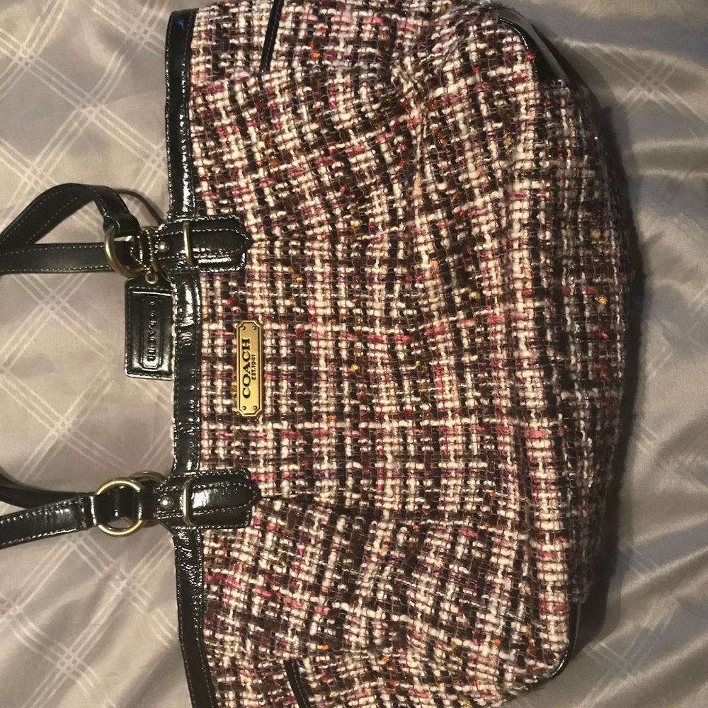Coach tweed purse - 20025